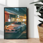 White Supra artwork - wall art